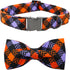 Halloween Dog Collar, Pet Collar Dog Bow Plaid Dog Collar Girl Boy Holiday Pet Dog Collar Gift Bow Dog Collar Cute Soft Puppy Collar for Large Dog...
