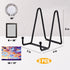 3 Pack 6 Inch Plate Stands for Display, Metal Black Frame Stand for Picture, Book, Decorative Plate, Photo Easel and Tabletop Artworks (6 Inch)...