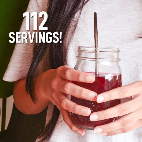 Beet Root Powder - 16oz, 100% Natural Nitric Oxide Booster, Beet Juice Powder, Superfood for Healthy Heart, Beets Powder Supplement, Beetroot Powd...