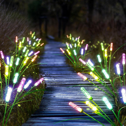 Solar Outdoor Garden Lights,LED Solar Swaying Lights for Garden Patio Yard Pathway Walkway Wedding Party Christmas Landscape Lighting(Multicoloure...
