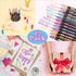 Outline Markers Self-Outline Metallic Markers, 12 Colors Shimmer Markers Double Line Outline Pens for Art, Drawing, Painting, Gift Card, DIY Photo...