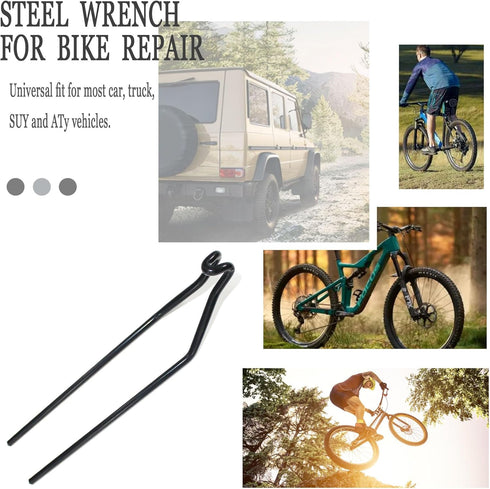 Steel Wrench Removal Tool with Vinyl Coating for bike repair(1 Pcs)...