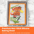 HOTPOP Silicone Baking Mats 0.75mm - Non-Stick Silicone Sheets for Bake Pans and Rolling with Outlines for Pastries - Silicone Baking Sheet - Maca...