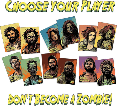 Zombie Apocalypse, a Card Game: high-stakes survival card game, strategic play, engaging artwork, game night, easy to learn, quick setup, fun for ...