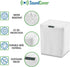 Pair (2) White Heavy Duty Outdoor Sonos Speaker Covers - Dust, Water & UV Protection for Your Sonos Play:1, Sonos One & Sonos One SL Speakers - Fi...