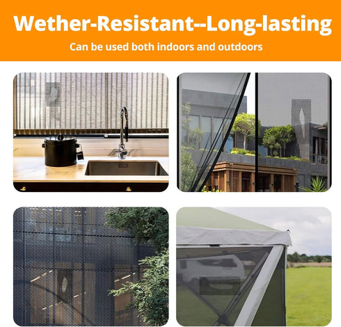 HTVRONT Window Screen Repair Tape - 2 in X 30 FT Screen Tape Mesh Repair for Screen and Screen Door Tears Holes -Strong Adhesive Fiberglass Coveri...