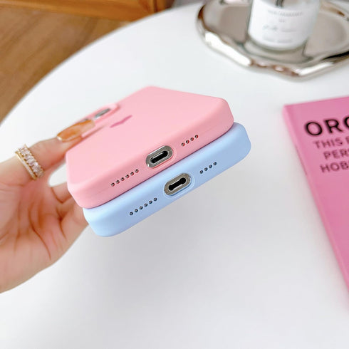 Jmltech for Silicone iPhone 15 Pro Case Women Girly Protective Heart with Soft Anti-Scratch Microfiber Lining Phone Cases for iPhone 15 Pro Pink.....