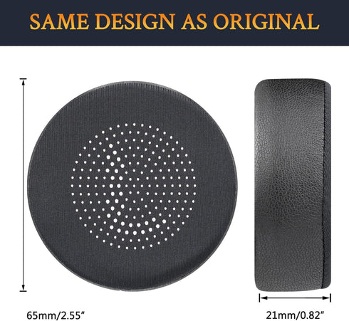 SOULWIT Cooling Gel Earpads Replacement for Jabra Evolve 75(75UC 75MS 75SE) Stereo Wireless Bluetooth Headset, Ear Pads Cushions with High-Density...