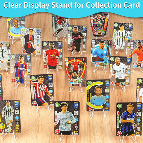 Card Display Stand, 20 Pack Small Easel Stand, Acrylic Picture Holder Stands, for Challenge Coin Graded Card Sports Card Trading Card PSA Card Bas...