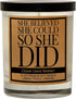 She Believed She Could So She Did, Best Friend, Friendship Gifts for Women, Birthday Gifts for Friends Female, Going Away Gifts, Funny Gifts for F...