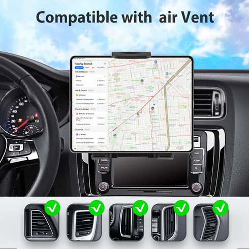 Lopnord Z Fold 5/4 Car Mount, Car Air Vent Phone Mount/Tablet Holder for Samsung Galaxy Z Fold 3/S23 Ultra/S22/i Phone 15 14 Pro Max, Car Vent Pho...