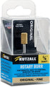 Kutzall Original Cylinder Rotary Burr, 1?8" Shaft, Fine - Woodworking Attachment for Dremel, Foredom, DeWalt, Milwaukee. Abrasive Tungsten Carbide...