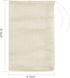 TUZAZO 24 Pack Reusable Tea Bags, Soup Bags, Cheesecloth Bags for Straining, Spice Bags for Cooking, Drawstring Muslin Bags, Sachet Bags, Coffee T...