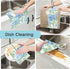 ALAZA Dish Towels Kitchen Cleaning Cloths pring Hydrangea Flowers Watercolor Dish Cloths Super Absorbent Kitchen Towels Lint Free Bar Tea Soft Tow...