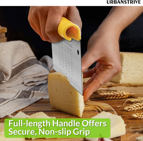 Urbanstrive Bench Scraper for Baking, Stainless Steel Dough Cutter and Scraper Tool Kitchen, Kitchen Scraper Food Scraper Tool Pizza Cutter Food C...
