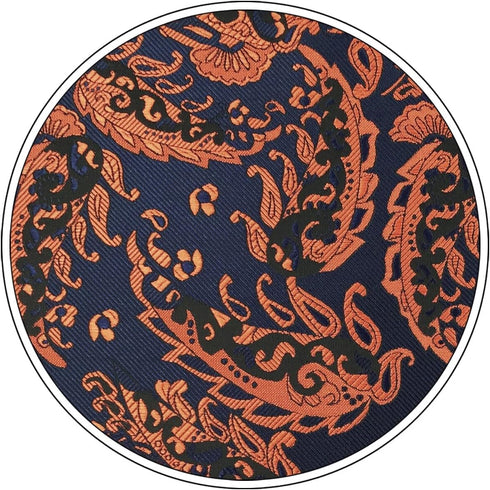 S&W SHLAX&WING Orange Blue Pocket Square for Men Fashion Large Handkerchief...