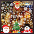 Joy Bang 300 Pcs Christmas Window Clings, Winter Snowflake Window Stickers, Holiday Window Decals, Xmas Santa Christmas Tree Window Decor for Home...
