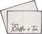 CRASPIRE Coffee Bar Mat 2pcs Coffee Maker Mat for Coffee Machine, 20”X 14” Burlap Placemat with Fabric Backing Coffee Mat Coffee Bar Accessories f...