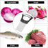 Onion Slicer, Mumulo Stainless Steel Onion Cutter for Slicing and Storage Onions, Tomato, Eggs and Vegetables, Protective Cover Included, Dishwash...
