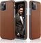 LOHASIC Designed for iPhone 12 Pro Max Case, Luxury Leather Business Premium Classic Cover Protective Cases Compatible with iPhone 12 Pro Max 5G 6...