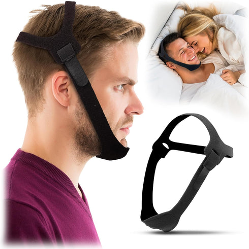 Anti Snoring Chin Strap for Men and Women CPAP Users - Airflow Jaw Strap - Effective Snore Solution for Excessive Snoring...