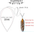 XIANNVXI Tree of Life Wire Wrapped Crystal Point Pendant Necklace Reiki Healing Crystal Tiger Eye Stone Necklaces Natural Hexagonal Gemstone Quart...