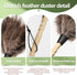 Ostrich Feather Duster, 14-Inch, 2-Pack, Reusable Design for Effortless Cleaning of Delicate Items, Antiques, Electronics, and More – Ideal for Ho...