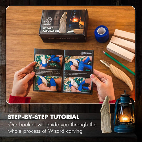 BeaverCraft Whittling Kit for Beginners, Wood Carving Kit for Beginners - Wood Carving Tools Woodworking Kit for Adults and Teens - Whittling Knif...