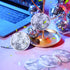 12 Pieces Disco Ball Hanging Car Air Fresheners Scented Hanging Car Odor Eliminator Automotive Freshener for Car Rearview Mirror Disco Ball Orname...
