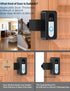 Anti-Theft Video Doorbell Mount, Doorbell Mount for Most Model, No-Drill Mounting Bracket Accessories for houses, apartments, Renters, businesses...