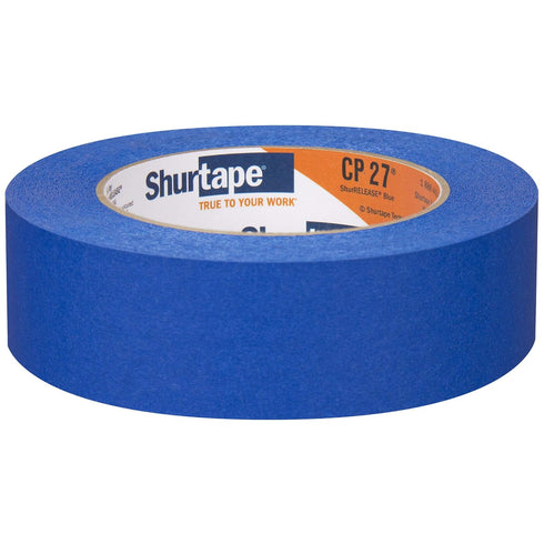 Shurtape CP 27 14-Day ShurRELEASE Painter's Tape, Multi-Surface, 36mm x 55m, Blue, 1 Roll (202879)...