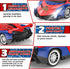 Growsland 2024 Remote Control Car for Kids, RC Cars for Boys Kids 1:18 Electric Vehicle Toy Car Hobby Racing Car Toys with Lights & Controller, Bi...