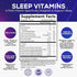 Sleep Vitamins - Fast Acting, Powerful & Natural Sleep Gummy Supplement for Adults - Fall Asleep Naturally with 12mg Melatonin, Chamomile & Zinc -...