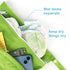 Angel Love Baby Cloth Diaper Wet/Dry Bags, 2 Pack With Two Zippered Pockets, Waterproof Washable Reusable for Travel, Beach, Pool, Gym, Swimsuits ...