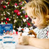 Hophine 12Pack Build a Snowman Kit, Molding Clay Snowman Kit, Christmas DIY Crafts for Kids, Perfect for Winter Holiday Parties, Christmas Stockin...