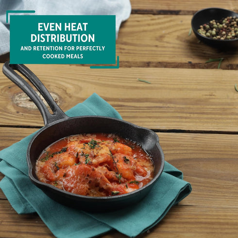 Mirro 6in Cast Iron Preseasoned Skillet...