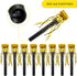 Skylety 18 Pcs Party Blower Noisemakers Party Squawkers Blowouts Whistles Fringed Noise Maker Gold Musical Blowouts for Halloween Christmas New Ye...