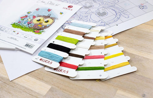 Cross Stitch Kit Luca-S - Happy Owl B1401...