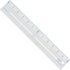 Westcott CR-12 Plastic Ruler 12"-Zero Centering...
