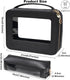 Clear Makeup Bag with Small Clear Makeup Pouch,TSA Approved Travel Cosmetic Bag with Zippers and Handle,Double Sides Clear Toiletry Bag for Women,...