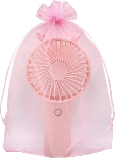 50pcs Large Organza Bags 8X12 inch Pink Mesh Bags Drawstring Jewelry Gift Bag for Baby Shower Birthday Wedding Party Favor Goodie Candy Bags (Pink...