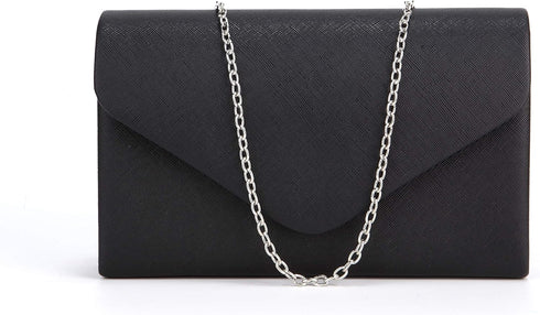 Nodykka Purses and Handbags Envelope Evening Clutch Crossbody Bags Faux Learther Classic Wedding Party Bag for Women...