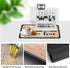 Coffee Mat Coffee Bar Mat Hide Stain Absorbent Drying Mat with Waterproof Rubber Backing Fit Under Coffee Maker Coffee Machine Coffee Pot...