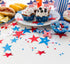 250 American Flag Star Stickers - Patriotic American Flag Star-Shaped Stickers for 4th of July, Memorial Day, and Veteran's Day...