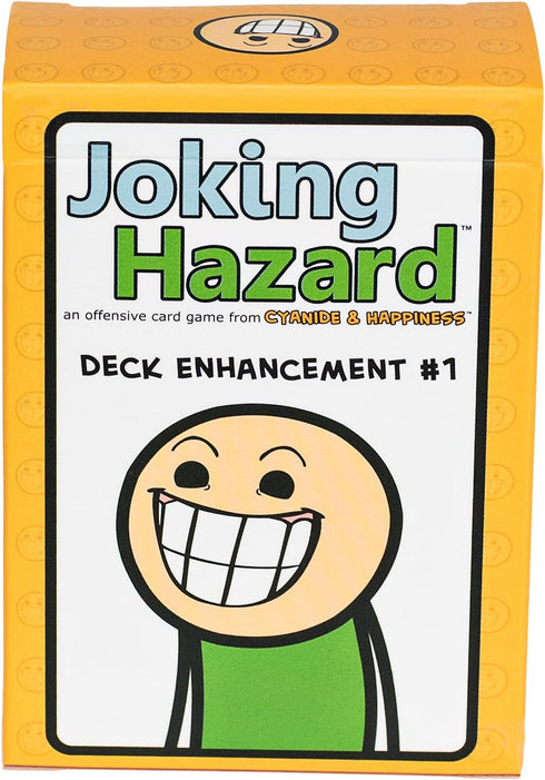 Deck Enhancement #1 - The first expansion of Joking Hazard Comic Building Card - Party Game by Cyanide and Happiness for 3-10 players , Orange, Me...