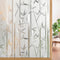 rabbitgoo Window Privacy Film Frosted Bamboo Pattern, Removable UV Blocking Stained Glass Decals Covering Decorative Window Cling for Home, 23.6 i...