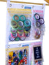 2 Panels by KIT XCHANGE Hanger Binder Storage System Planner Beads Scrapbooking Hook Loop...