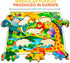 QUOKKA Wooden Africa Puzzles for Kids Ages 3-5 – 28 Pieces Toddlers Kids Puzzles Ages 4-8 Year Olds – Wood Africa Toys for Children 6-8 yo...