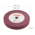 uxcell 150mm x 25mm 320 Grit Non-Woven Polishing Burnishing Wheel Nylon Wire Drawing Abrasive Flap Wheel for Stainless Steel Copper Red...