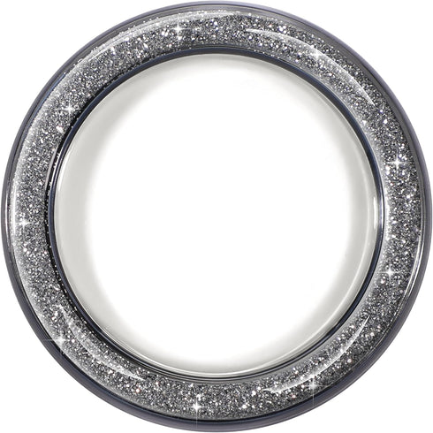 metisinno Magnetic Base Compatible with PopSocket Phone Grips and iPhone MagSafe Cases, Black Sparkle Glitter...